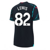 Manchester City Rico Lewis #82 Tredjedrakt Dame 2023-24 Kortermet